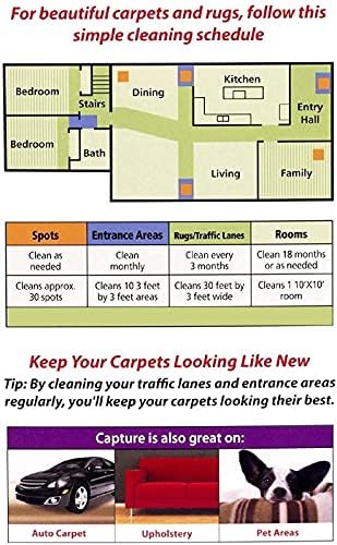 Capture Carpet Rug Dry Cleaner 25lb Bundle
