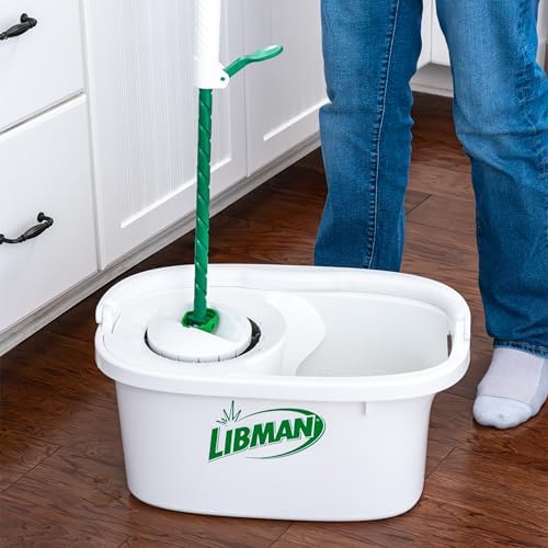 Libman Lightning Spin Mop System Plus 3 Refill Heads