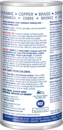 Bar Keepers Friend Cookware Cleaner Polish - 12 Ounces