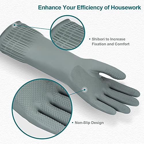 DABOGOSA MAMISON Reusable Kitchen Gloves Non-Slip Rubber
