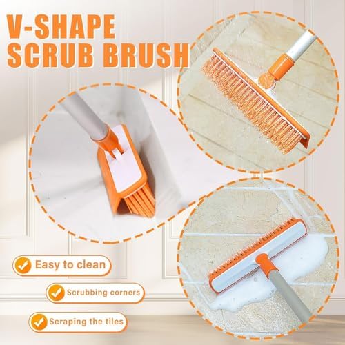 BURFERLY Magic Rubber Air Broom 2 in 1 Cleaning Tool
