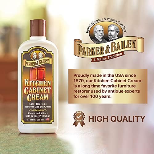 Parker Bailey Kitchen Cabinet Cream 8oz - Wood Cleaner Polish