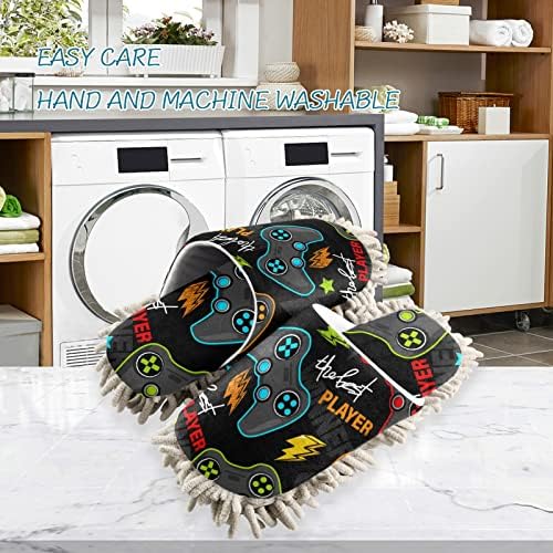 Xigua Microfiber Mopping Slippers for House Cleaning