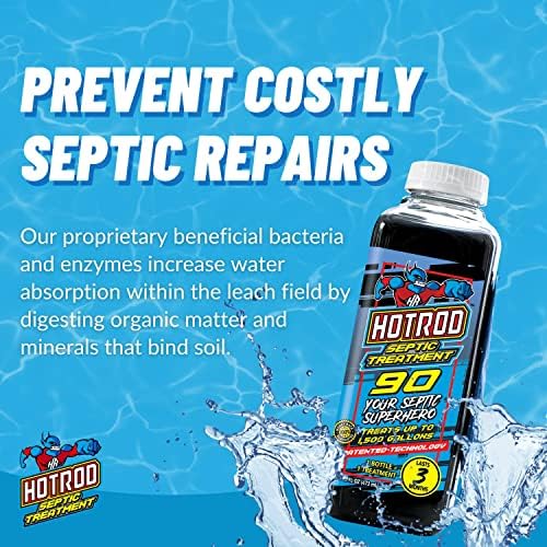 Hotrod Septic Tank Treatment - 3 Month Supply 1