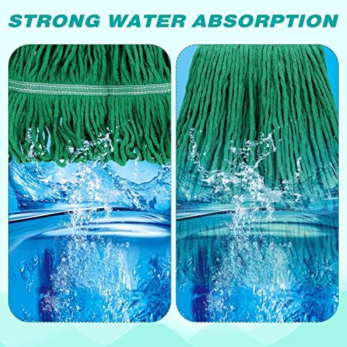 Roshtia 16 Pack Heavy Duty Mop Heads Replacement