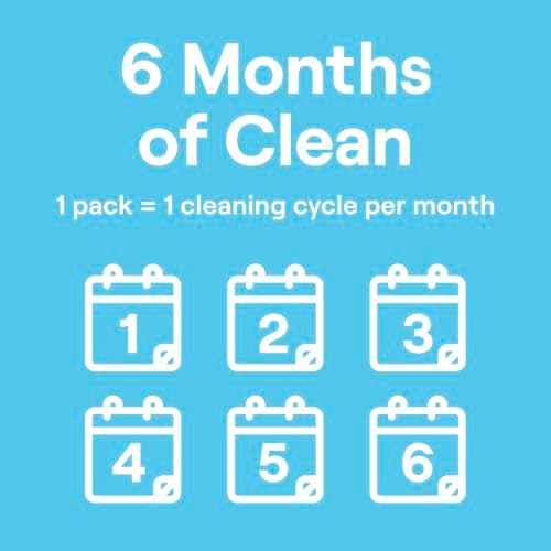 Seventh Generation Dishwasher Cleaner 6-Pack Free Clear