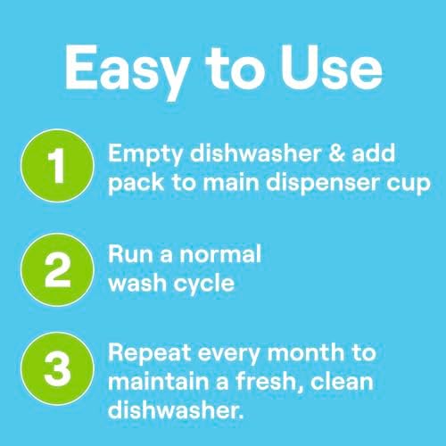 Seventh Generation Dishwasher Cleaner 6-Pack Free Clear
