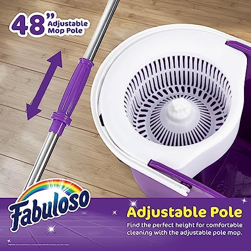 Fabuloso Spin Mop and Bucket Set Purple