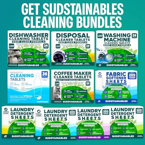 Sudstainables Garbage Disposal Cleaner Tablets 24-Pack 1