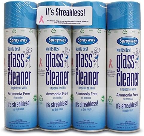 Sprayway 443331 Ammonia Free Glass Cleaner 19 Oz 4-Pack 1