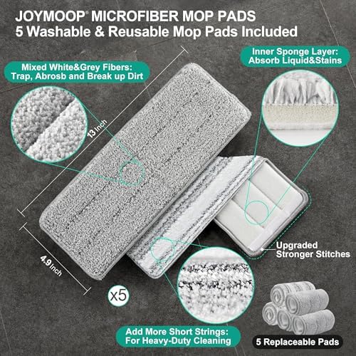 JOYMOOP Mop and Bucket with Wringer Set 1